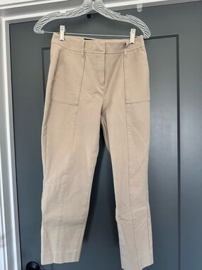 Women’s Slim Straight Tan Utility Pants